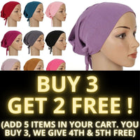 Comfortable Cotton Hijab Under Scarf – Breathable Inner Headscarf for Women (20 Plus Colors)