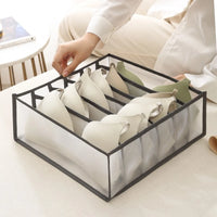 Multi-Grid Wardrobe Organizer for Clothes & Accessories - Transparent with Color Options