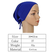 Comfortable Cotton Hijab Under Scarf – Breathable Inner Headscarf for Women (20 Plus Colors)