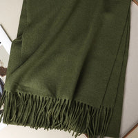 Luxurious Cashmere Winter Scarf for Women - 62 Colors Available, Warm Hijab Shawl