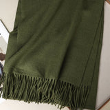 Luxurious Cashmere Winter Scarf for Women - 62 Colors Available, Warm Hijab Shawl