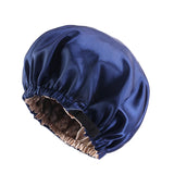 Luxurious Women's Large Satin Bonnet – Adjustable Silky Night Sleeping Cap for Hair Care (11 Colors)